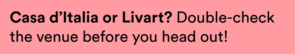 Casa d'Italia or Livart?